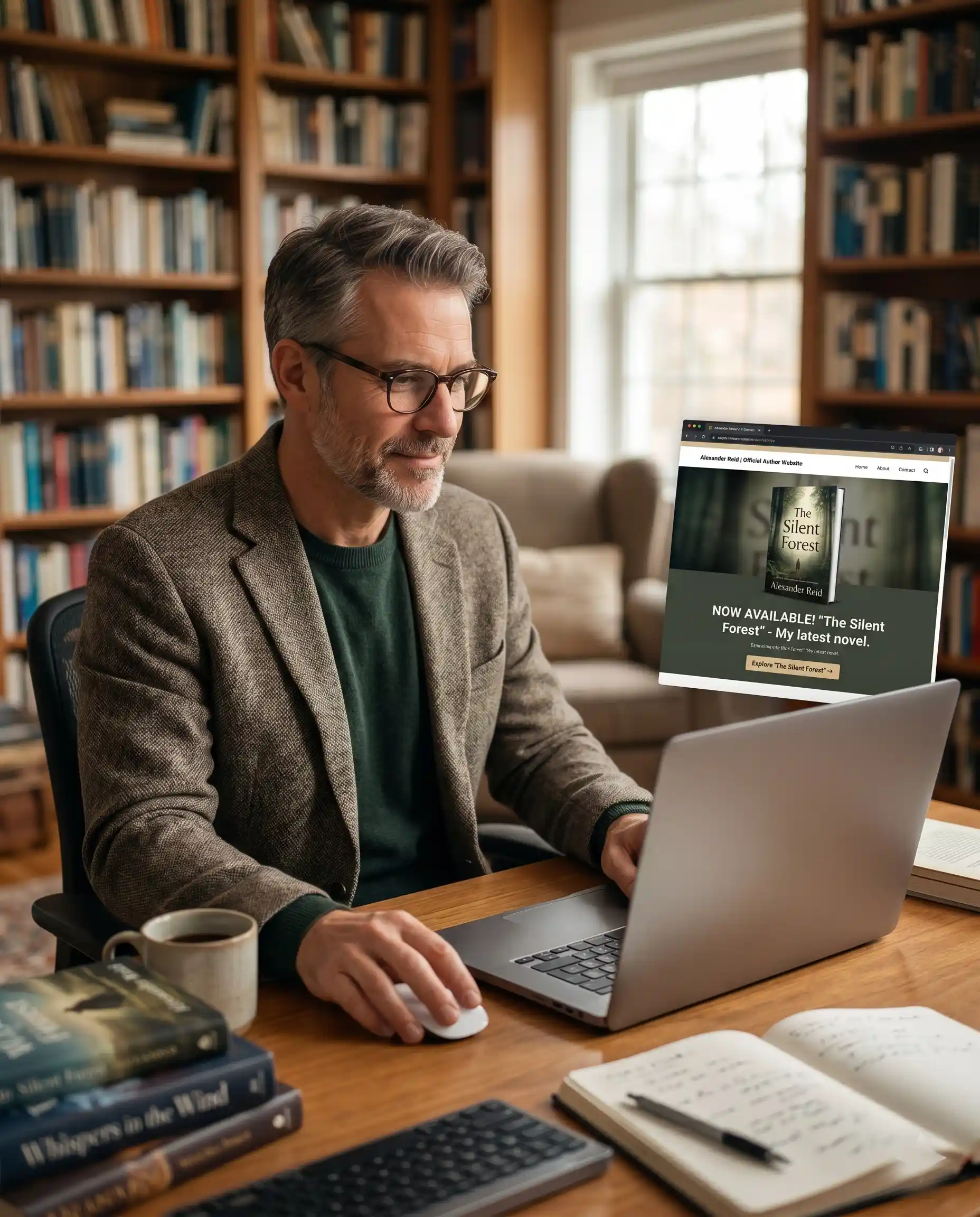 author website design